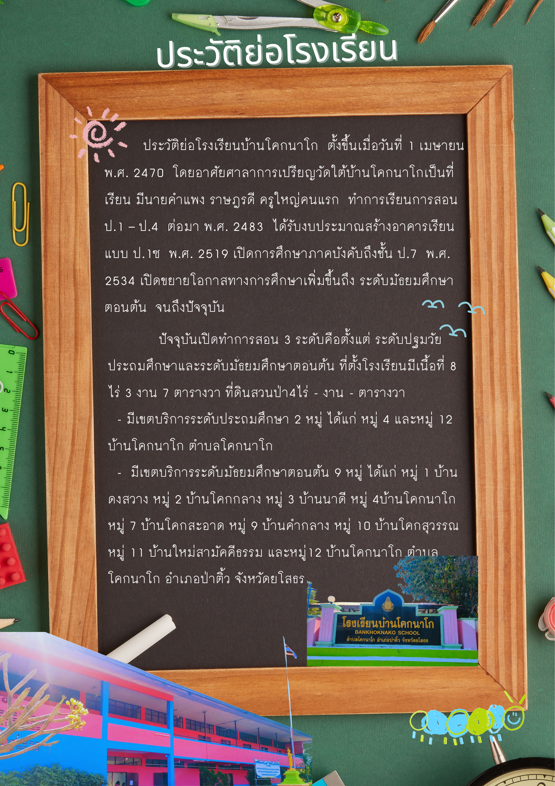 ประวัติโรงเรียน