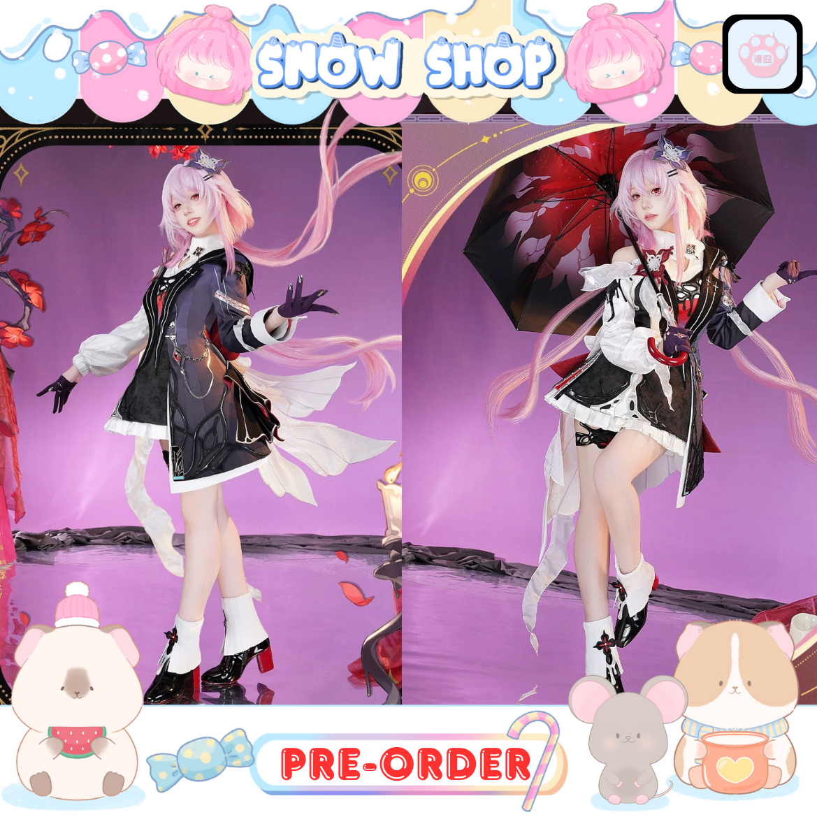 รูปภาพสินค้า 【Pre-Order】ร้าน Monenjoy - Honkai: Star Rail - ชุดคอสเพลย์ March 7th Evernight รูปภาพสินค้า 【Pre-Order】ร้าน Monenjoy - Honkai: Star Rail - ชุดคอสเพลย์ March 7th Evernight