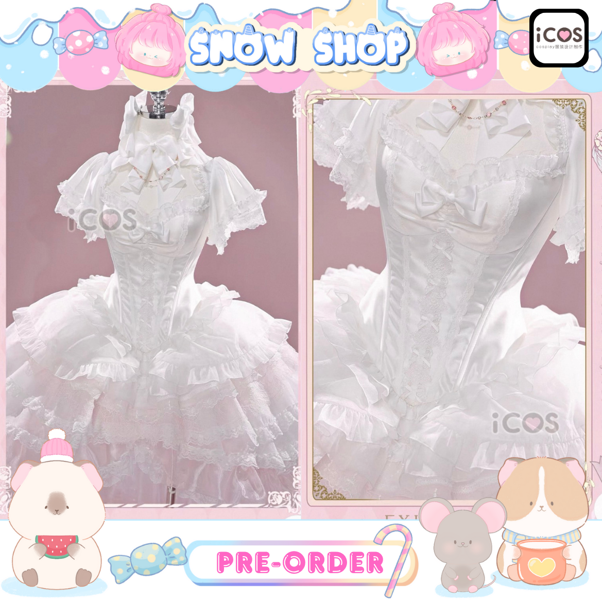 รูปภาพสินค้า 【ICOS】 – ชุดคอสเพลย์ Puella Magi Madoka Magica - Madoka รูปภาพสินค้า 【ICOS】 – ชุดคอสเพลย์ Puella Magi Madoka Magica - Madoka