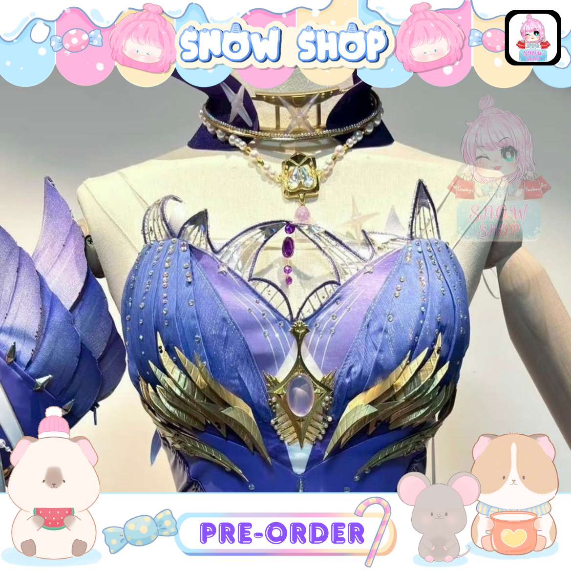 รูปภาพสินค้า 【Pre-Order】ผนึกเทพบัลลังก์ราชันย์ - ชุดคอสเพลย์ ไฉ่เอ๋อร์ ร่างสัญญา 1 ปี เกรด SR **ลิขสิทธิ์แท้**