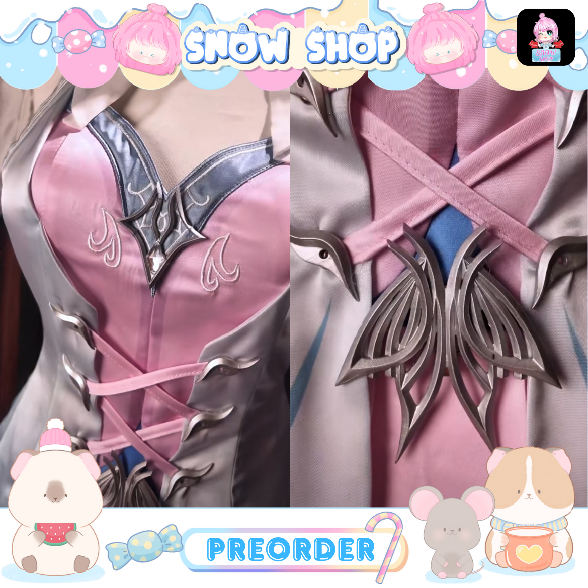 รูปภาพสินค้า 【Pre-Order】ร้าน เจ้าชาย - สำนักถังเลิศภพจบแดน - ชุดคอสเพลย์ เทพธิดาถังอู่ถง รวมกระโปรงยาว