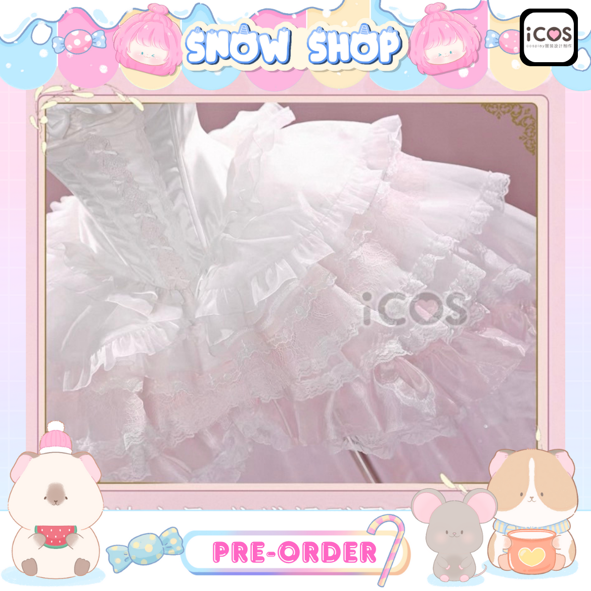 รูปภาพสินค้า 【ICOS】 – ชุดคอสเพลย์ Puella Magi Madoka Magica - Madoka รูปภาพสินค้า 【ICOS】 – ชุดคอสเพลย์ Puella Magi Madoka Magica - Madoka