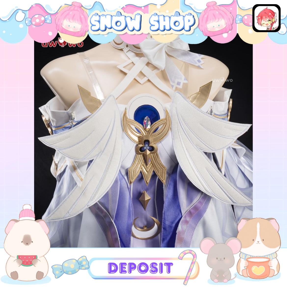 รูปภาพสินค้า 【สินค้าเปิดจอง】ร้าน Uwowo - Genshin Impact - ชุดคอสเพลย์ Columbina