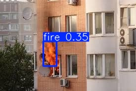 ตัวอย่างการตรวจจับไฟ