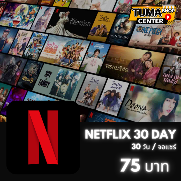 Netflix 4K /30วัน (จอแชร์)