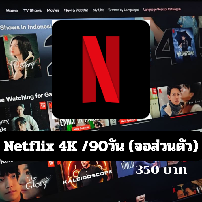 Netflix 4K /90วัน (จอส่วนตัว)