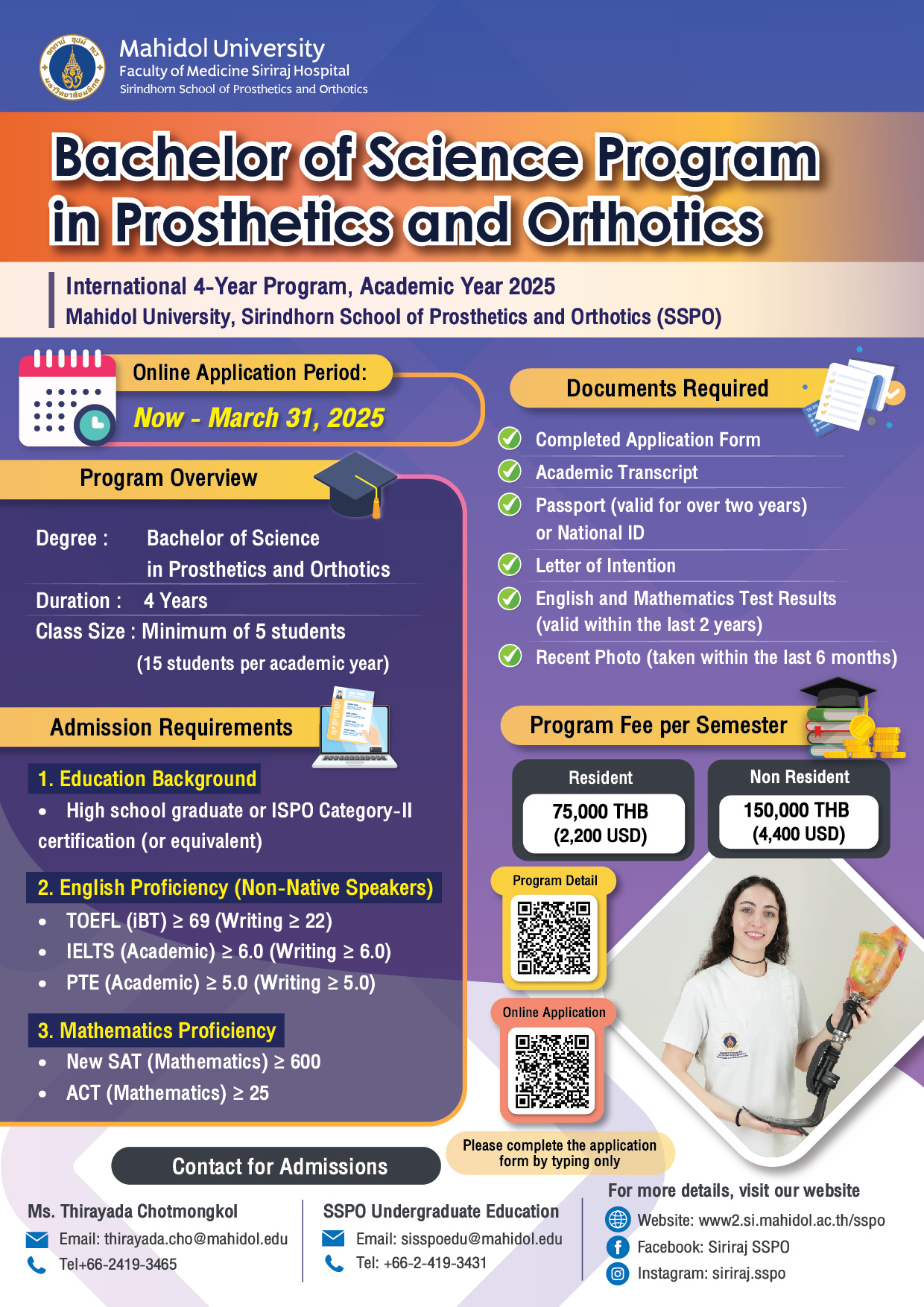 international program siriraj sspo