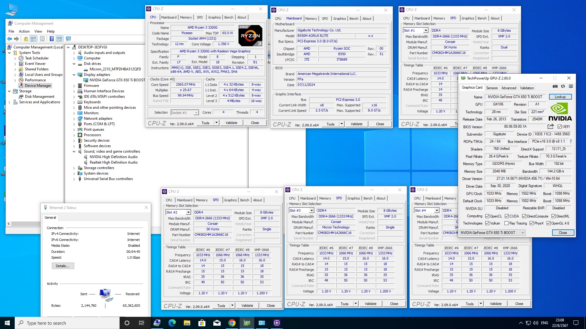 ขายแล้วเมนบอร์ด AM4 B550M AORUS ELITE (ประกันเหลือ) - Overclockzone.com ...