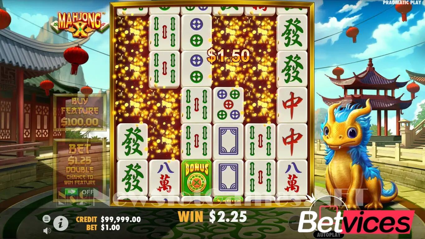 Betvice เกม Mahjong X สล็อตมาจองเอ็กซ์ กลางบท