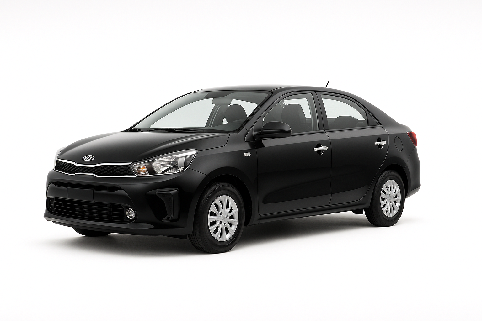 KIA Soluto ສີດໍາ (ອັດຕະໂນມັດ)