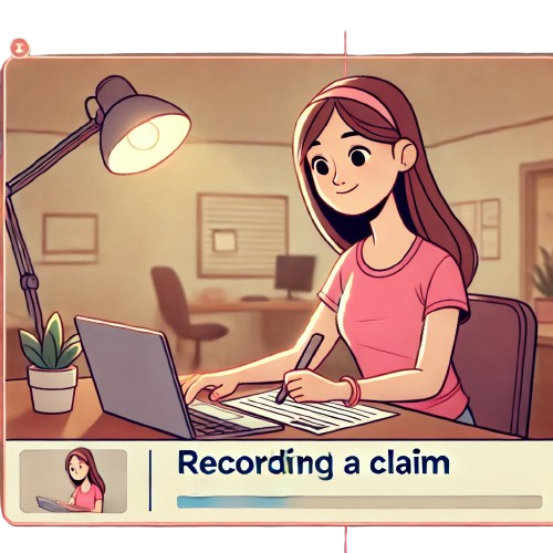 DALL_E_2024-08-30_02.07.04_-_A_2D_animation_style_illustration_of_a_young_woman__around_25_years_old__sitting_and_recording_a_claim._She_is_wearing_a_pink_shirt_and_is_sitting_at_-removebg-preview.png