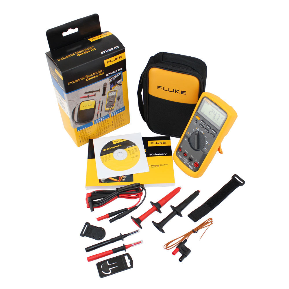 Fluke 87V MAX E2 Industrial Electrician Combo Kit