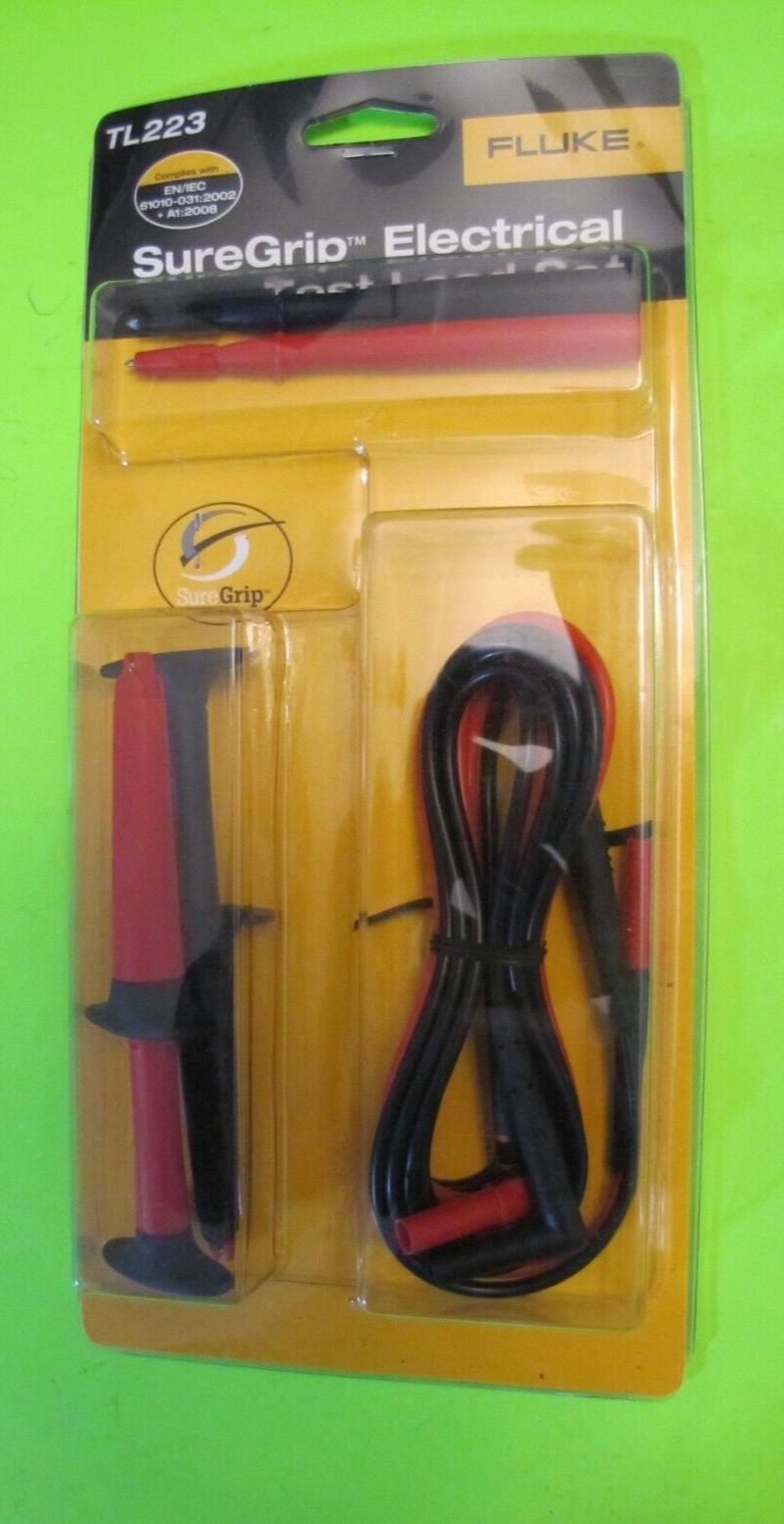 Fluke TL223 SureGrip™ Electrical Test Lead Set