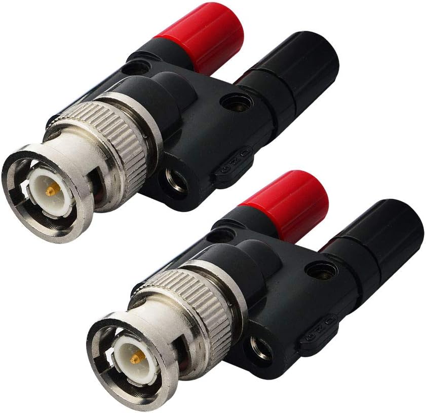 Fluke PM9081 Dual Banana Plug (Male) to Female BNC Adapter