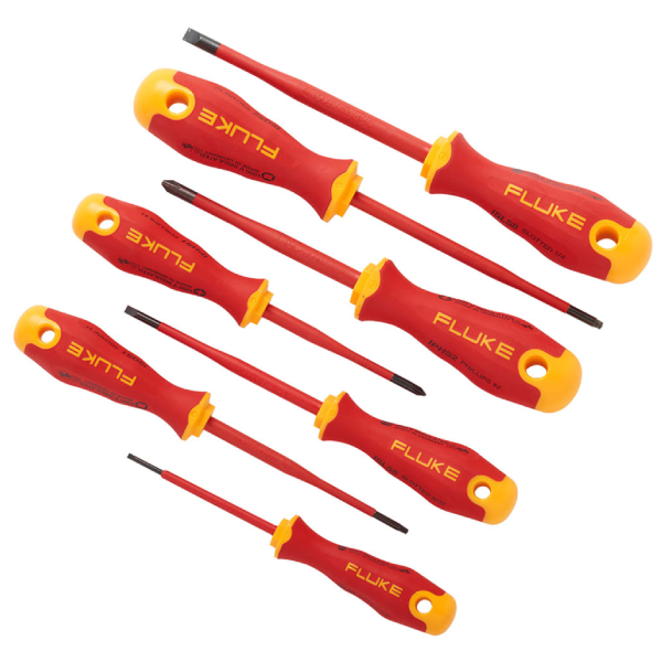 Fluke IKSC7 Insulated 7 Unit Screwdriver Kit, 1000 V