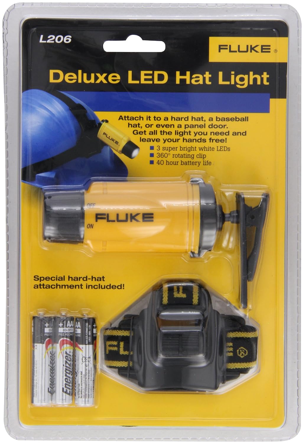 Fluke L206 Deluxe LED Hat Light