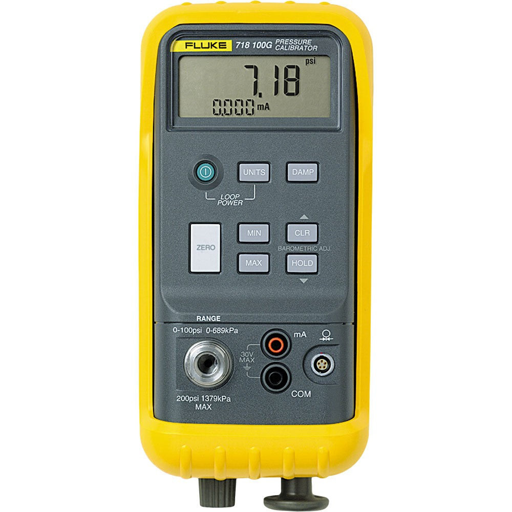 Fluke 718-1G Pressure Calibrator, -1 to 1 PSI