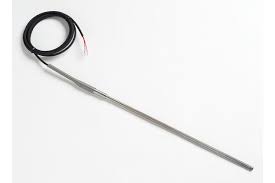 Fluke 5627A-12-D Precision Thermometer/RTD Temperature Probe with 5-Pin DIN for Tweener Thermometers, 12 x 0.25in, -200 to 300°C