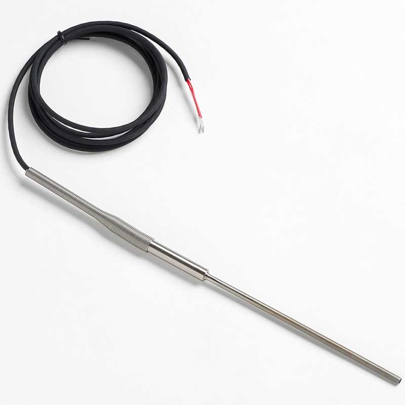 Fluke 5627A-12-J Precision Thermometer/RTD Temperature Probe with Banana Plugs, 12 x 0.25in, -200 to 300°C