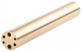 Fluke F Insert (Model 9172-INSF) for 9172 Metrology Wells, Brass, Metric Comparison Holes with 0.25in Ref Hole