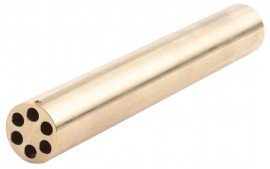 Fluke C Insert (Model 9173-INSC) for 9173 Metrology Wells, Aluminum-Bronze, 0.25in Holes
