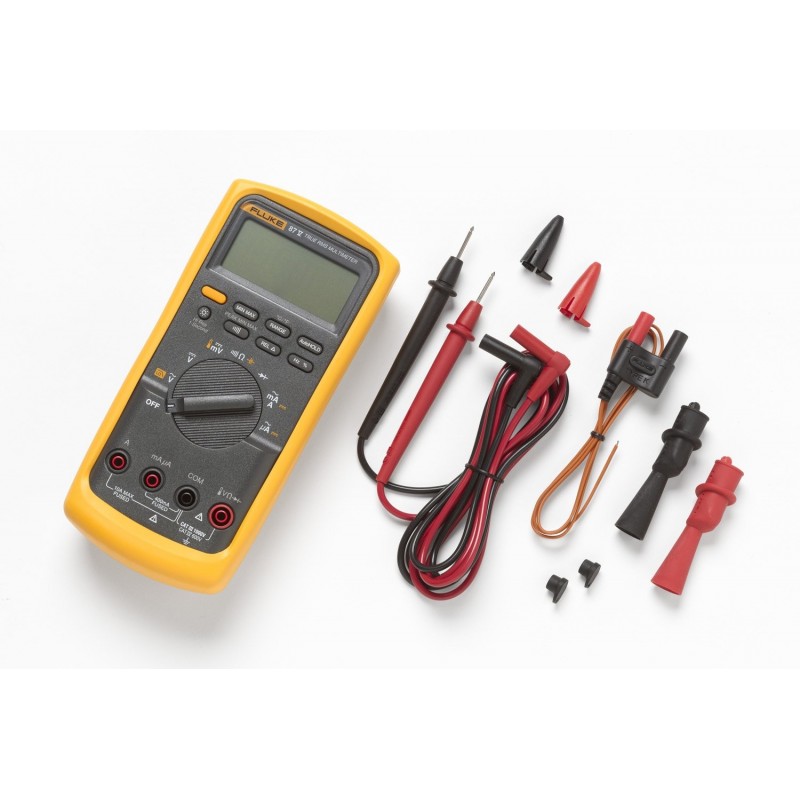 Fluke 87V-NIST True RMS Industrial Multimeter with temperature,  includes Traceable Calibration Certificate