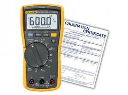 Fluke 117-NIST Multimeter with non contact voltage for electricians,   includes Traceable Calibration Certificate
