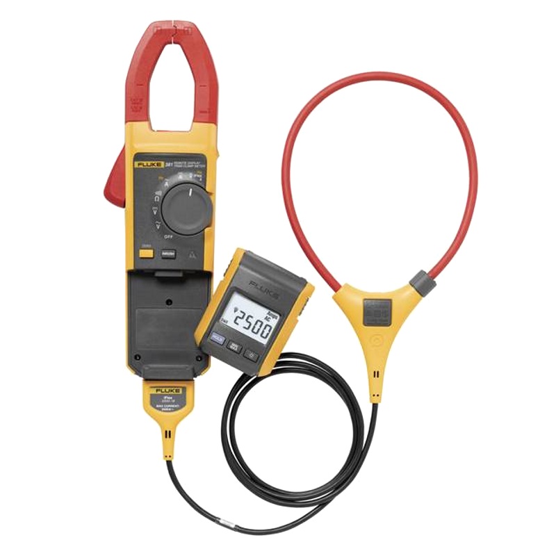 Fluke 381-NIST Remote Display True RMS AC/DC Clamp Meter with iFlex,  includes Traceable Calibration Certificate