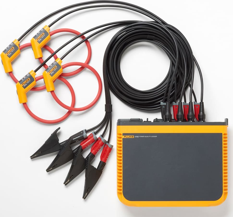 Fluke 1746/30/EUS Three-Phase Power Quality Logger with with 24" 3000 A iFlex current probes, EU/US version