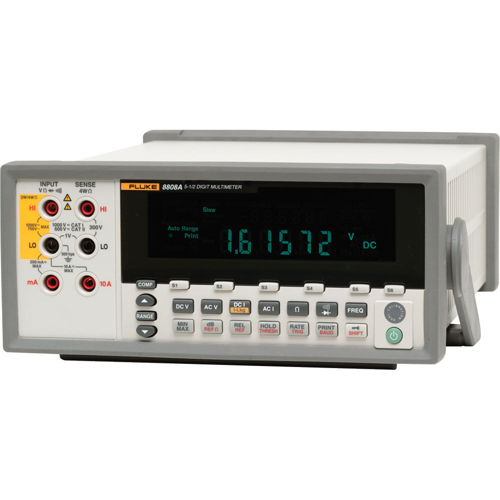 Fluke 8808A 120V Digital Precision Multimeter, 5.5, 120V