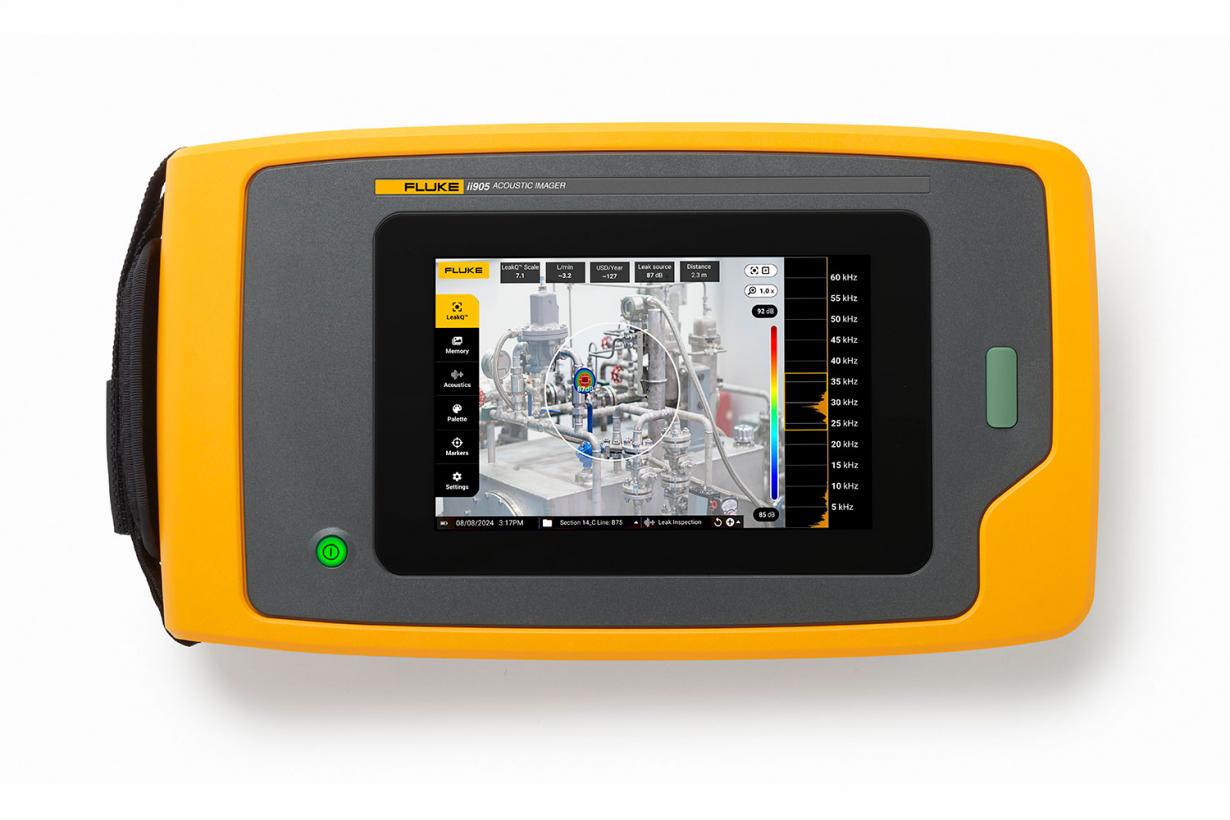 Fluke ii905/FPC3 Acoustic Imager with LeakQ™, wi-fi and three-year premium care, 2 to 65 kHz, 230'