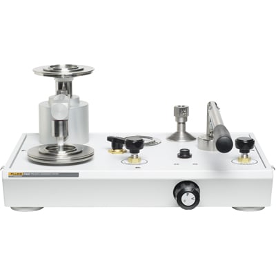 Fluke P3022-INH2O-P Gas Deadweight Tester with Pump, Dual Vac/Pressure, 400 inHO