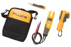 Fluke T6-600/62MAX+/1AC Thermometer, Electrical Tester and Voltage Detector Kit