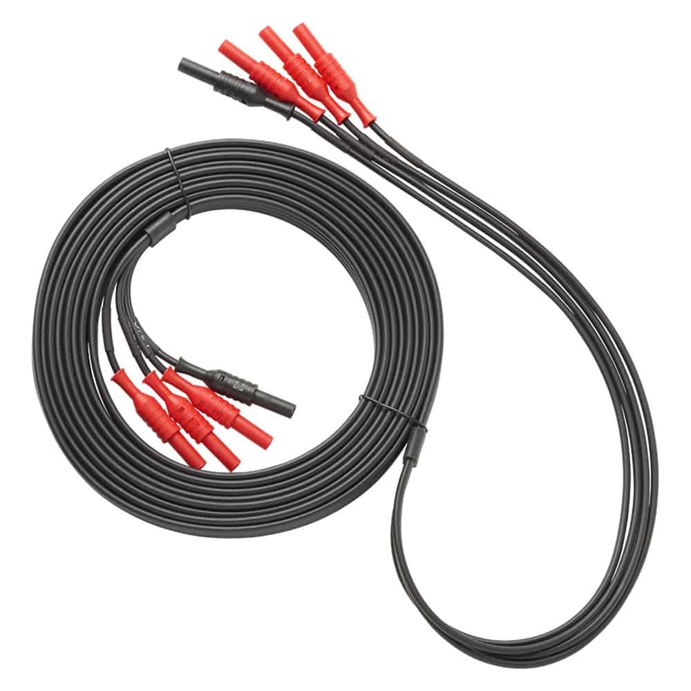 Fluke 3PHVL-17XX-5M Voltage Test Lead Cable Assembly, 3-phase+N, 16.4'