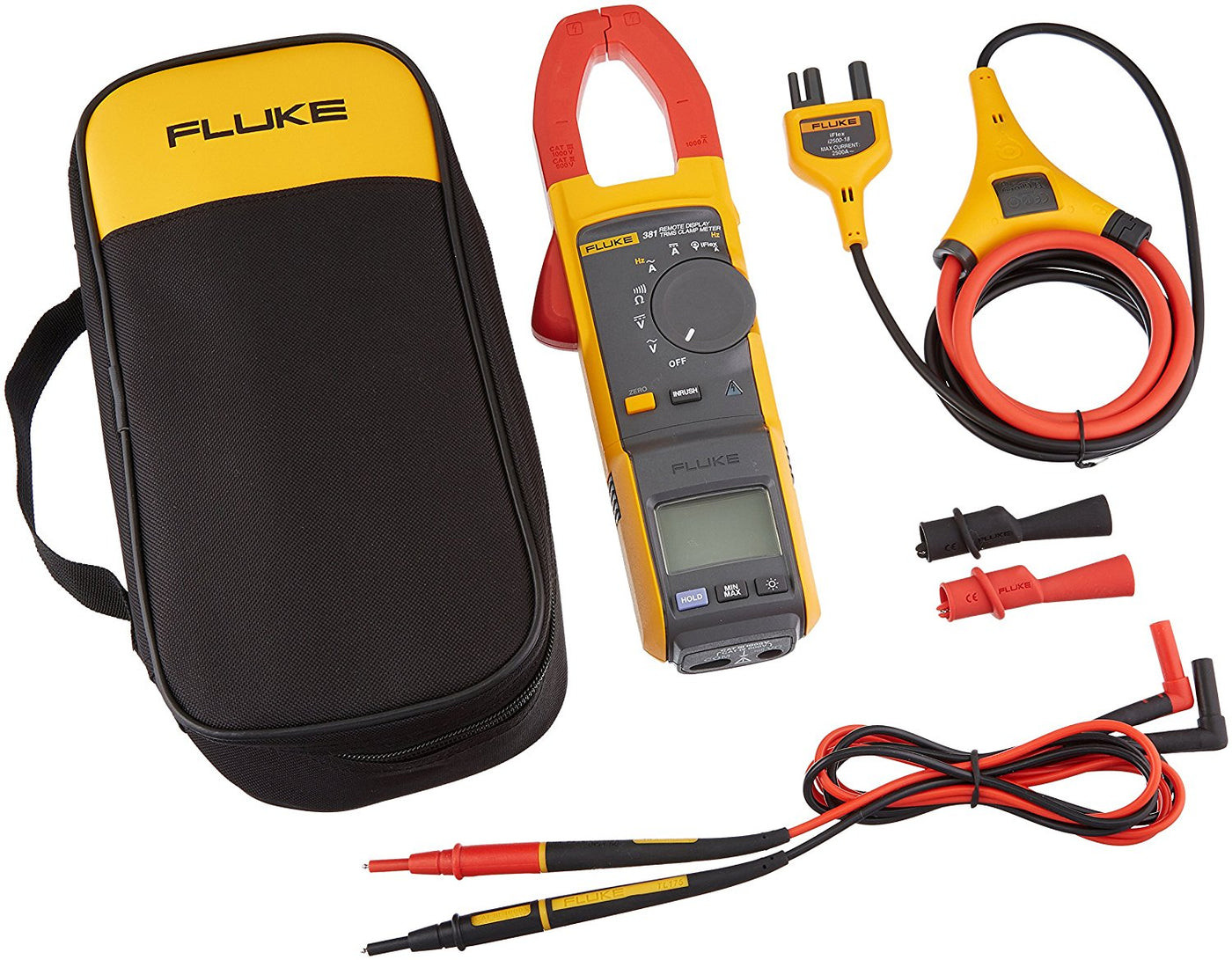 Fluke 381 Remote Display True RMS AC/DC Clamp Meter Kit - Includes FREE Products with Purchase