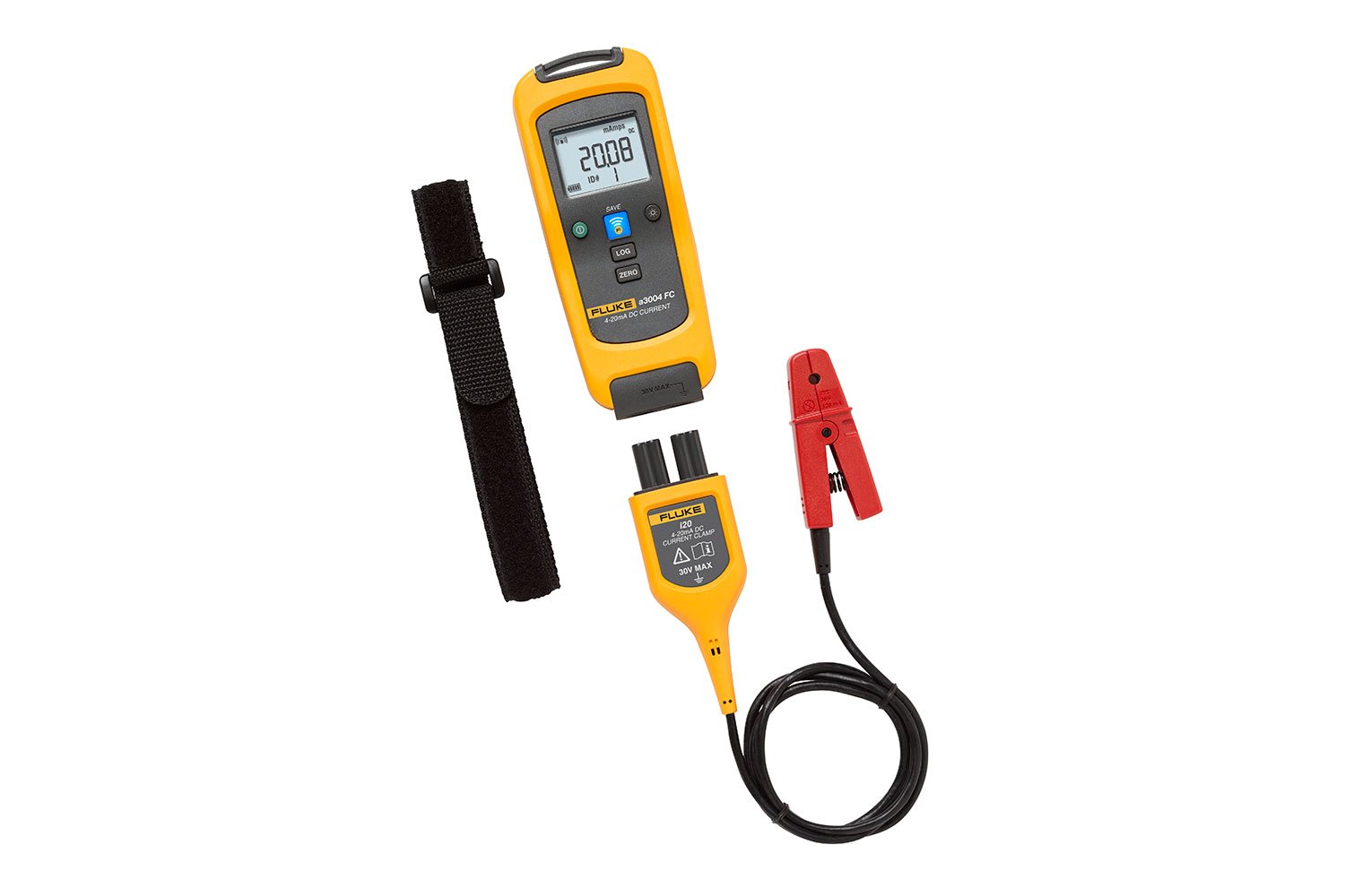 Fluke A3004 FC Wireless DC Clamp Meter, 4-20 mA