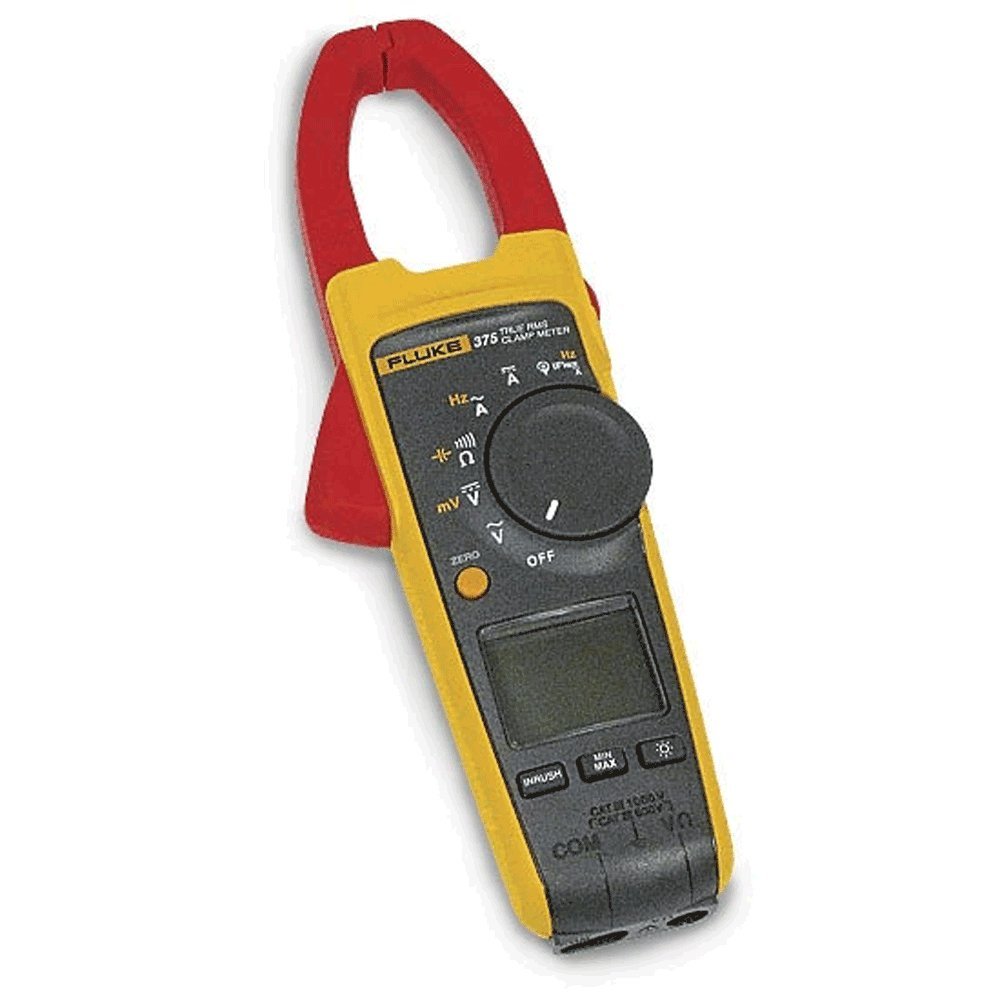 Fluke 375 FC True RMS AC/DC Clamp Meter, 600 A, 1000 V