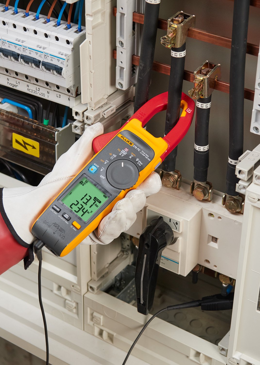 Fluke 378FC Non-Contact True RMS AC/DC Clamp Meter with PQ indicator