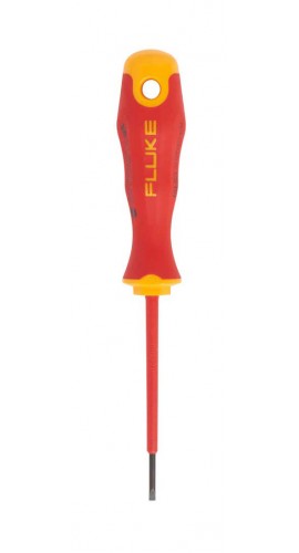 Fluke ISLS3 Insulated Slotted Screwdriver, 0.09 x 3", 1000 V