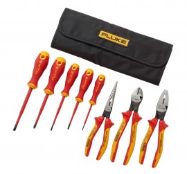 Fluke IKST7 Insulated Hand Tool Starter Kit & Roll Up Tool Pouch, 1000 V