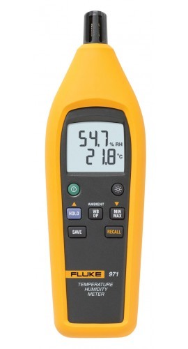 Fluke 971 CAL Temperature Humidity Meter with calibration certificate