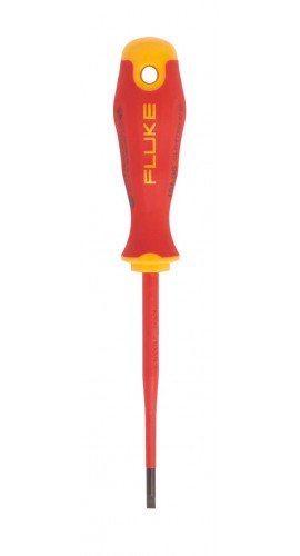 Fluke ISLS5 Insulated Slotted Screwdriver, 0.16 x 4", 1000 V