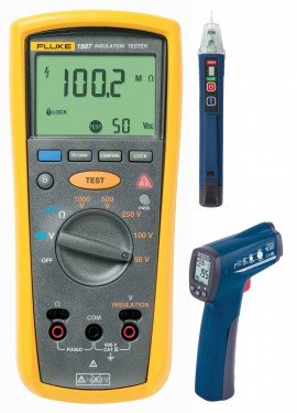 Fluke 1507 Insulation Resistance Tester Kit - Includes FREE Products with Purchase