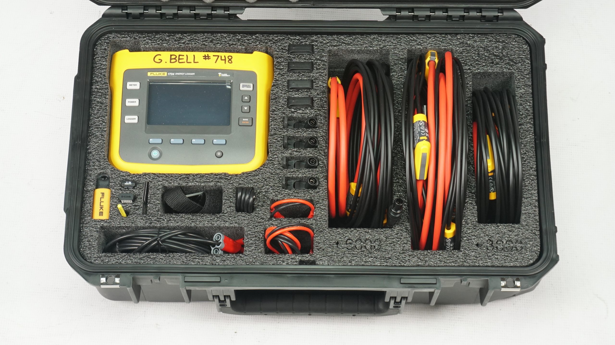 Fluke 1734/B Three Phase Electrical Energy Logger, WiFi