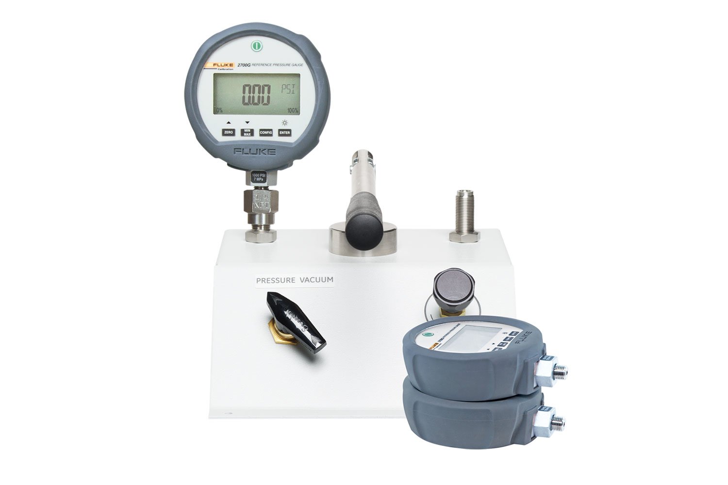 Fluke P5513-2700G-1 Pneumatic Pressure Calibrator, 1 Gauge, 20mPa
