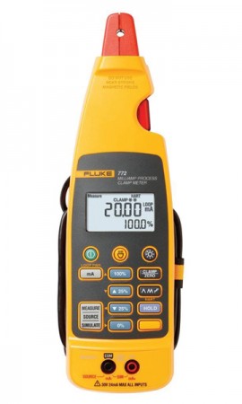 Fluke 772 Milliamp Process Clamp Meter, Dual Backlit Display