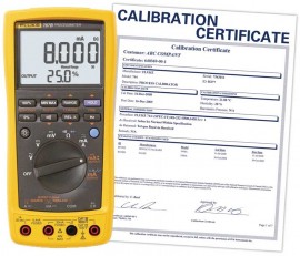 Fluke 787B-NIST ProcessMeter, includes Traceable Calibration Certificate