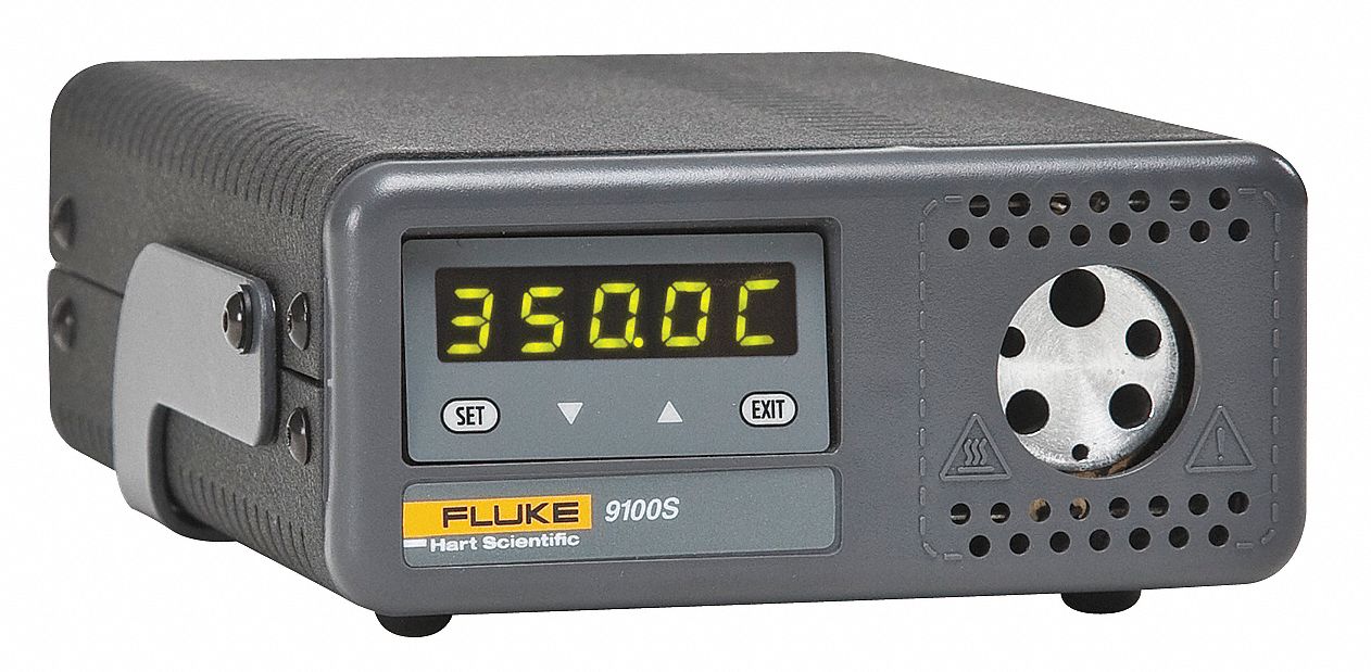 Fluke 9100S-A-156 Dry Block Calibrator with block A, 95 to 707°F