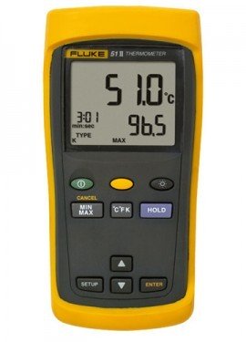 Fluke 51-2 CAL Single Input Digital Thermometer with calibration certificate