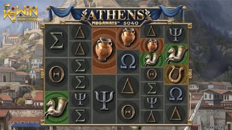 K9WIN เกม Athens MegaWays สล็อตเอเธนส์เมกะเวย์ กลางบท